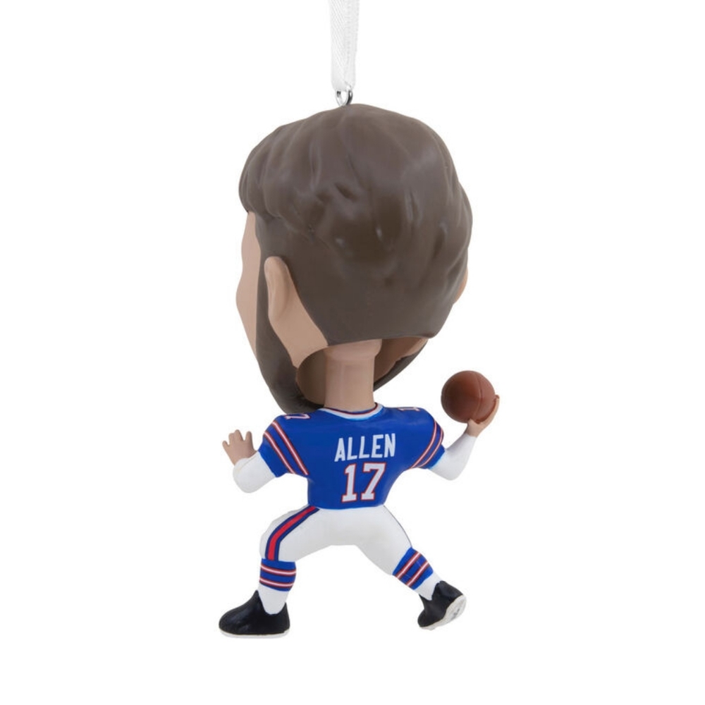 NIB 2022 Hallmark/ Josh Allen "Bouncing Buddy" Bobblehead Ornament - Picture 3 of 14